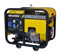 ATiMAX ADG10E3  9,0 KVA, TRİFAZE, DİZEL KAPALI KASA, MARŞLI, JENERATÖR