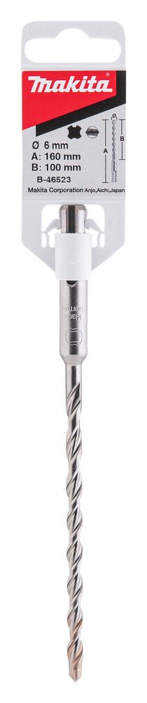 Makita B-46523 - V Plus Seri̇si̇ Sds Plus 2 Elmasli Uç 6x160 Mm