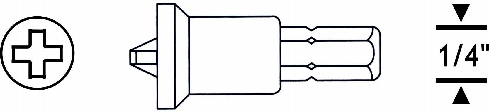 Proscr SCR03251 - Limitli Yıldız Bits Uç Ph2 25mm - Dayanıklı ve Kullanışlı