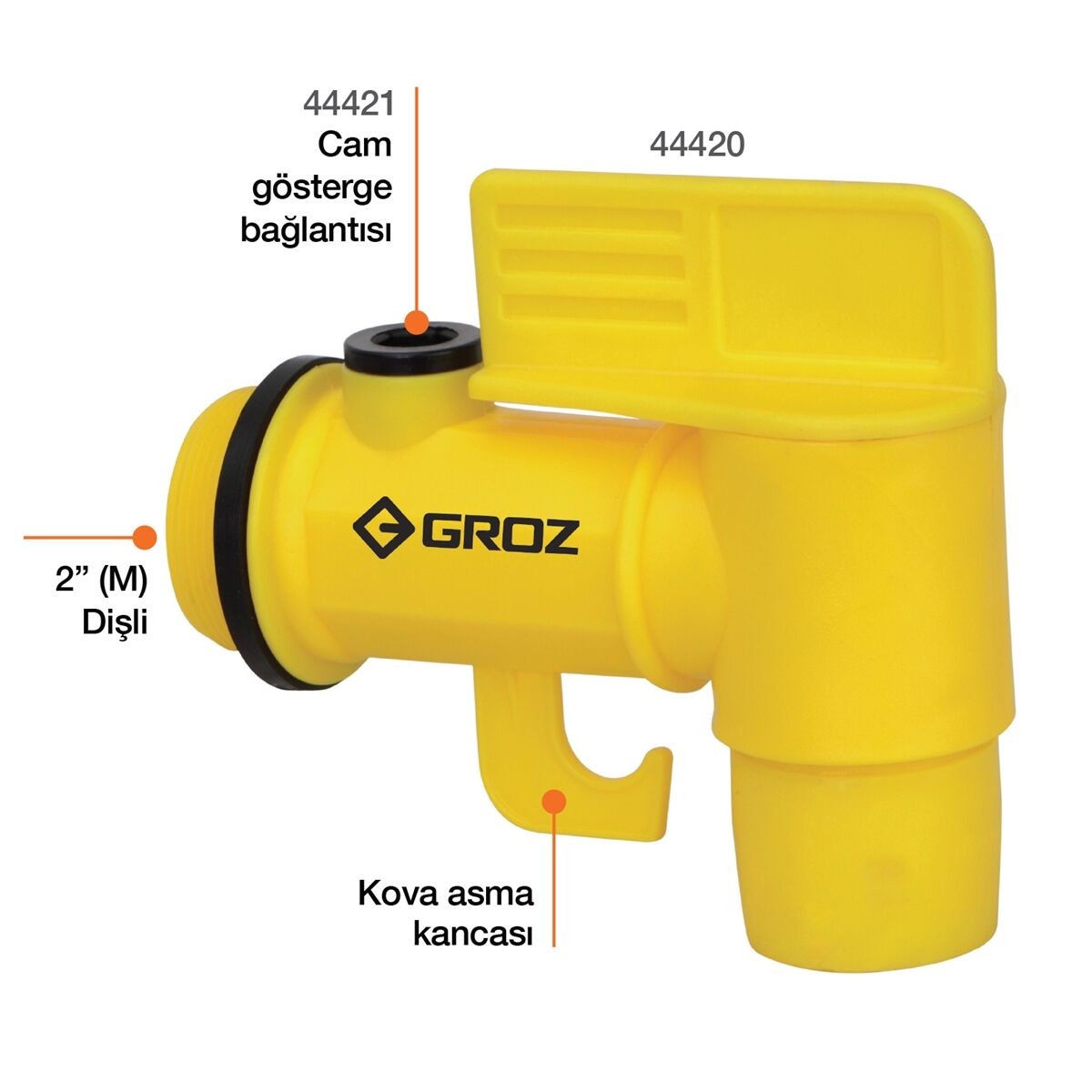 Groz - Varil Muslukları Fau/0-2 - 2'' Kalite ve Dayanıklılık