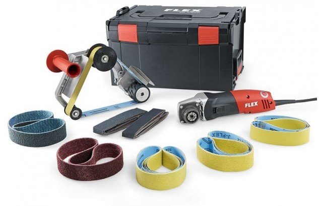 FLEX Kemer Boru Zımparalama Makinası BRE 14-3 125 Set