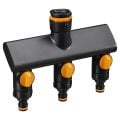 3 Çıkışlı Musluk Bağlantısı 21/26.5/33.3mm