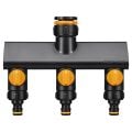 3 Çıkışlı Musluk Bağlantısı 21/26.5/33.3mm