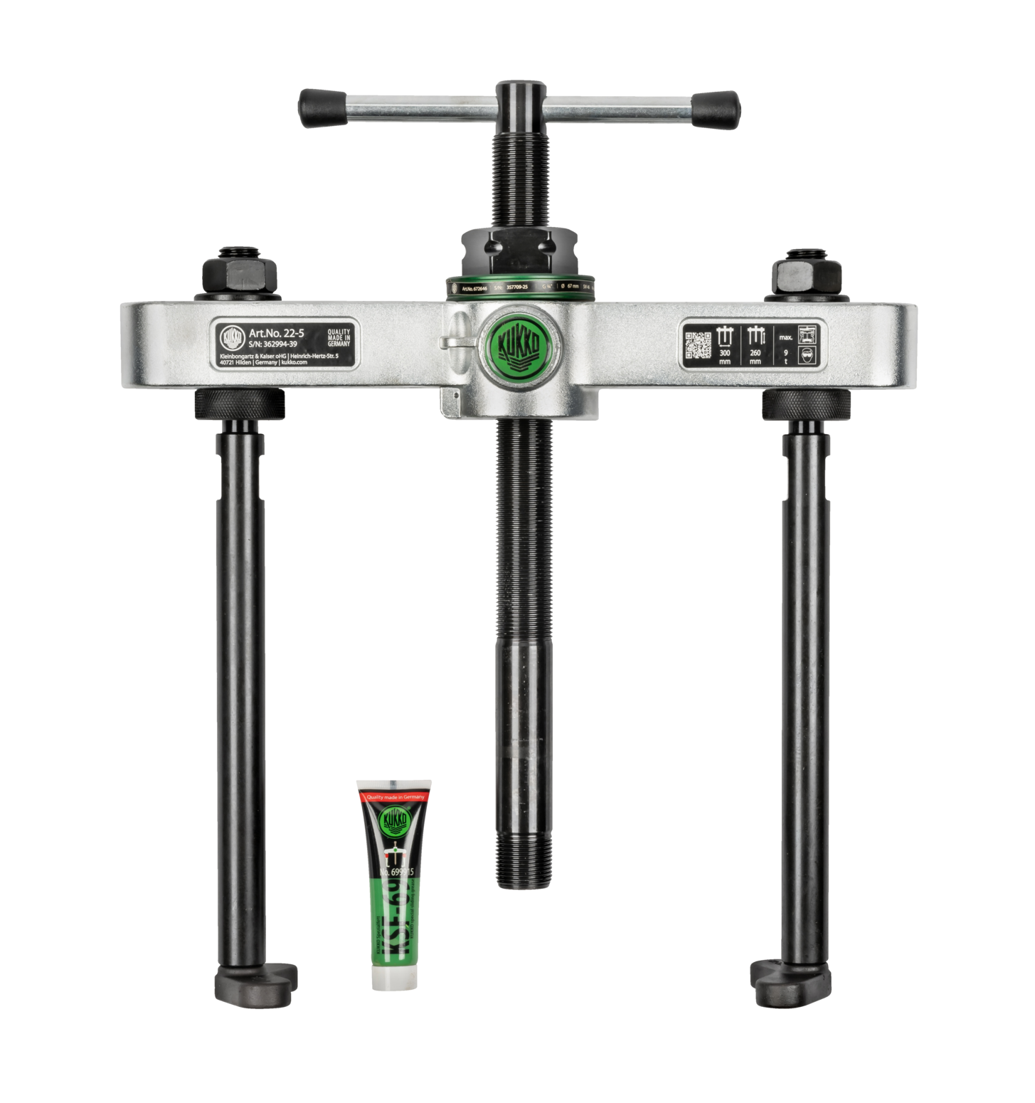 Kukko - İç Rulman Çektirme Tutucu 22-5 - Güçlü ve Dayanıklı