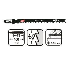 Knisaw KS51744 - 5'li Dekupaj Testere Bıçağı 18 Diş - Yüksek Performans