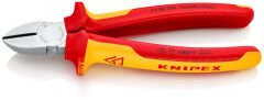 Knipex 70 06 180 - Vde Yan Keski̇ 180 Mm