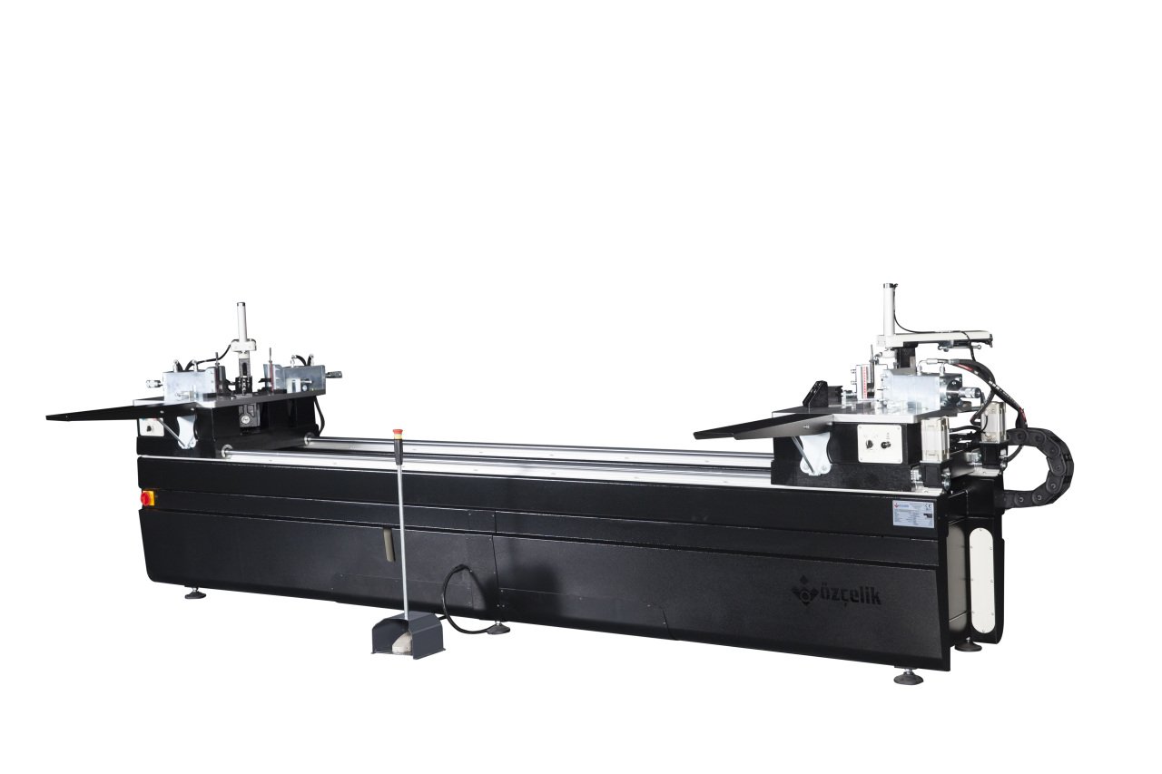 ÖZÇELİK APEX - II Otomatik Hidrolik Çift Kafa Alüminyum Köşe Presi