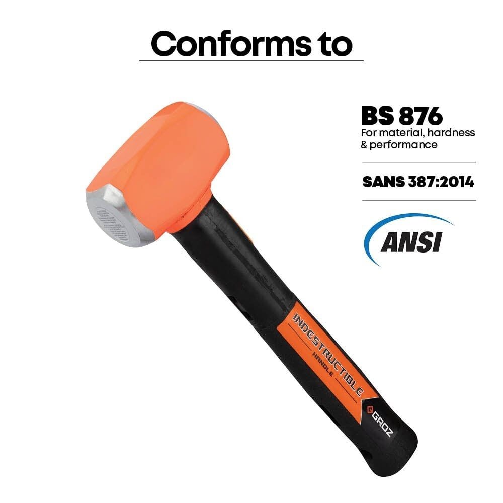 Groz - Kırılmaz Saplı Madırga 1,8kg - Dayanıklı ve Ergonomik