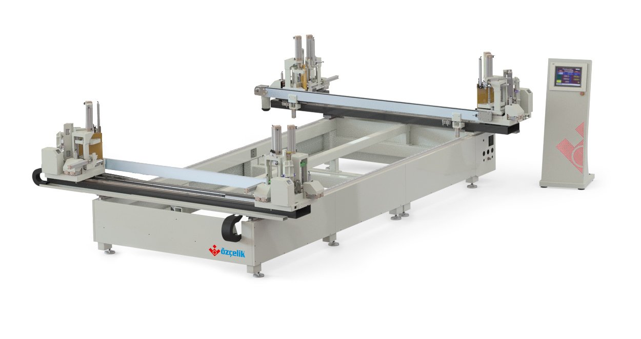 ÖZÇELİK ORION - IV Otomatik Dört Kafa PVC Kaynak Makinesi