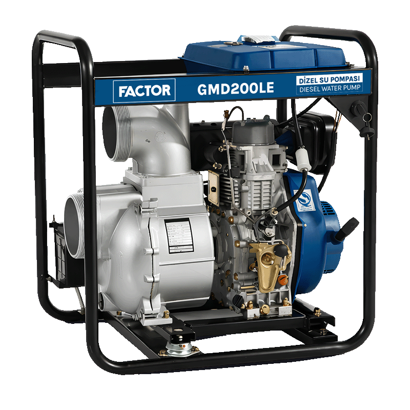Factor GMD200LE Su Pompası Dizel Marşlı 200mm
