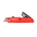 WORKPRO WP213009 Ağır Hizmet Alüminyum Gövde Geri Çekilebilir Rötuş Maket Bıçağı + 5 Adet Yedek Bıçak