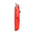 WORKPRO WP213009 Ağır Hizmet Alüminyum Gövde Geri Çekilebilir Rötuş Maket Bıçağı + 5 Adet Yedek Bıçak