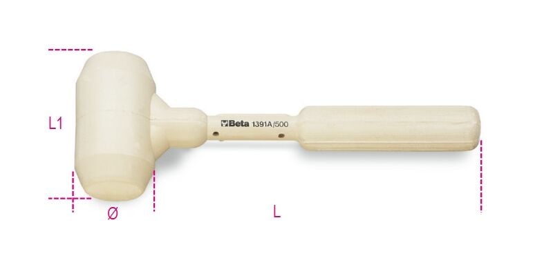 Beta - Plastik Çekiç 1391a 500
