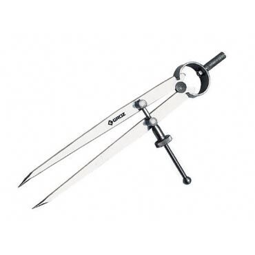 Groz - Çelik Pergel Dd/12 - 300 Mm Ölçü