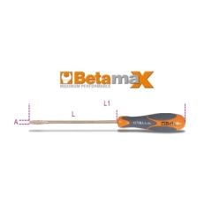 Kıvılcım Çıkarmaz Düz Tornavida 1270BA 4X100