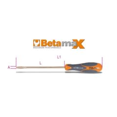 Kıvılcım Çıkarmaz Düz Tornavida 1270BA 8X200