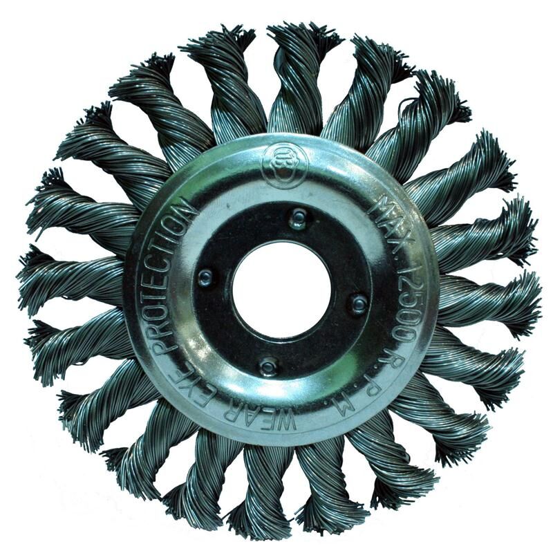 Hawk HA10161 - Gri Burma Telli Daire Fırça 200 Mm