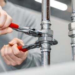 Knipex 86 03 250 - Düz Çene Ayarli Pense 250 Mm