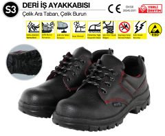 S3 DERİ İŞ AYAKKABISI NO:44