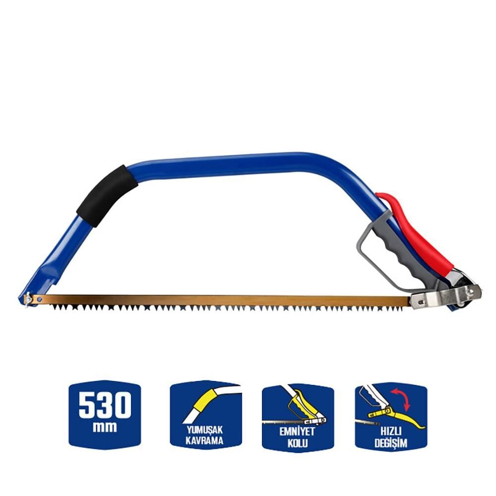 WORKPRO WP215019 530mm 4 TPI Profesyonel Kolastar Testere