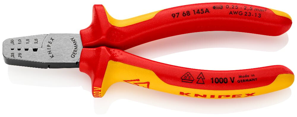 Knipex 97 68 145A - Vde Yüksük Sikma Pensi̇