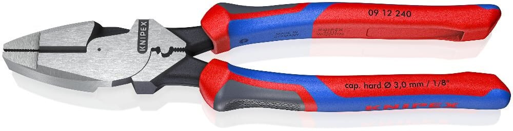 Knipex 09 12 240 Ağir Ti̇p Kombi̇ne Pense (Ameri̇kan Ti̇p)
