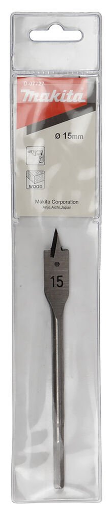 Makita D-07727 - Ahşap Yaprak Matkap Ucu 15x150 Mm - Dayanıklı ve Etkili