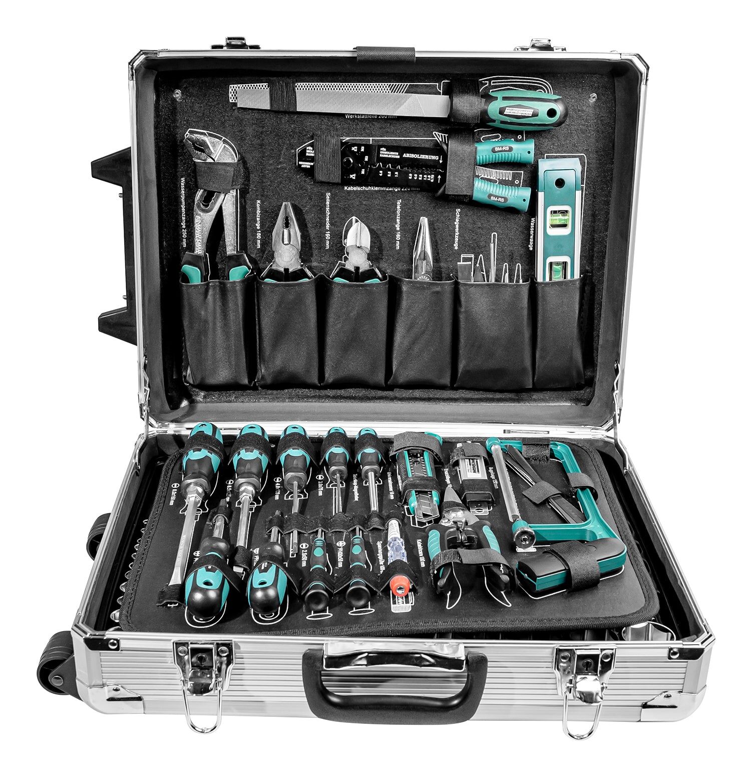 Mannesmann 29077 Alüminyum Takım Çantalı Alet Seti, 159 Parça