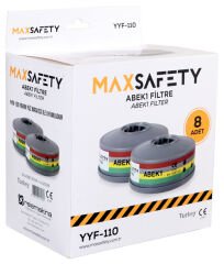 Max Safety YYF-110 - Abek - 1 Filtre: Güçlü Koruma