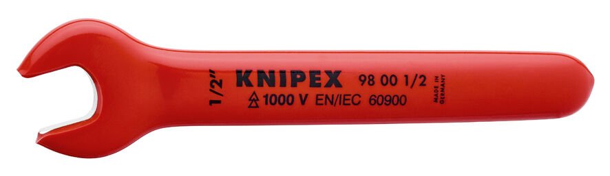 98001/4 - Knipex 98 00 1/4 Tek Ağiz Anahtar