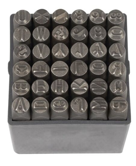 Partner PT03042 - Çelik Harf Seti - 36 Parça 4 Mm