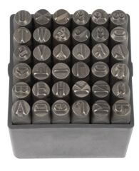 Partner PT03042 - Çelik Harf Seti - 36 Parça 4 Mm