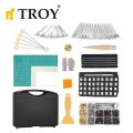 TROY 90018 Deri İşleme Alet Seti, 273 Parça