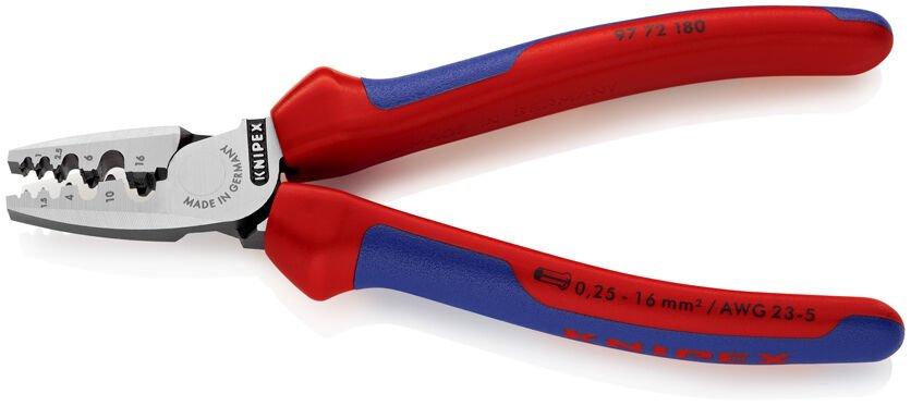 Knipex 97 72 180 Yüksük Sikma Pensi̇