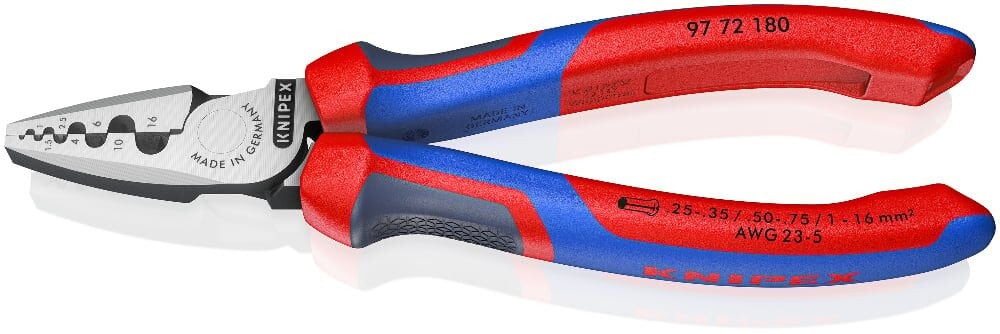 Knipex 97 72 180 Yüksük Sıkma Pensesi
