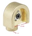 Tekalamit Buton Başlık (Pirinç) 22MM 1/8''F