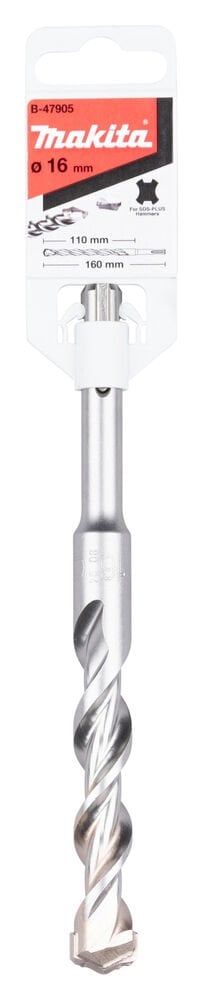 Makita B-47905 - V Plus Seri̇si̇ Sds Plus 2 Elmasli Uç 16x160 Mm