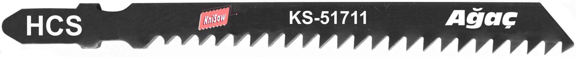 Knisaw KS51711 - 5'li Dekupaj Testere Bıçağı 24 Diş - Yüksek Performans