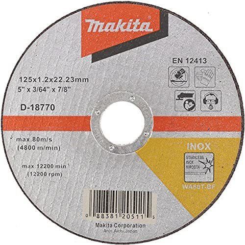 İNOX KESME TAŞI  -  DÜZ 125x1.2 mm