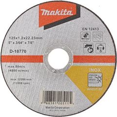 İNOX KESME TAŞI  -  DÜZ 125x1.2 mm