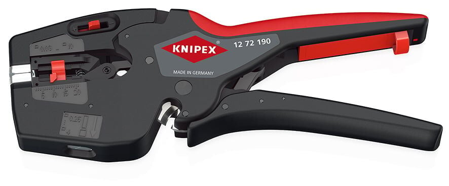 KNIPEX 12 72 190 Yüksük Sikma Özelli̇kli̇ Kablo Siyirma Aleti̇