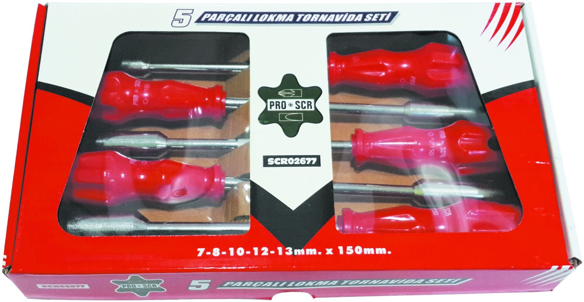 Proscr SCR02643 - 3 Parçalı Tornavida Seti - Dayanıklı ve Pratik