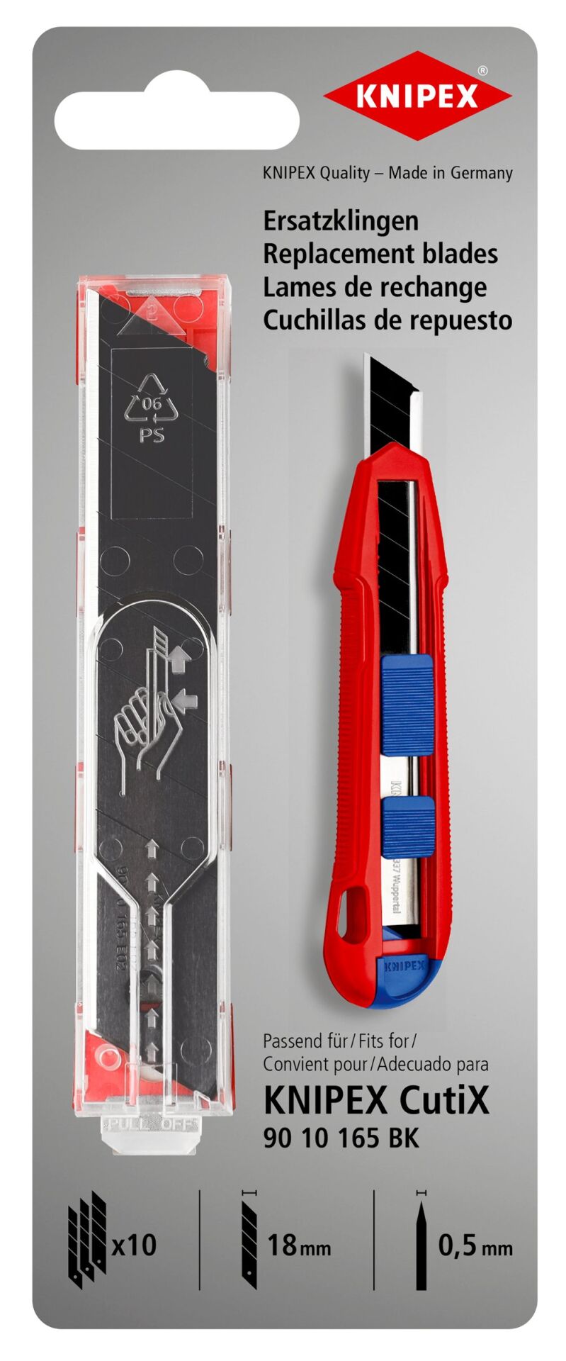 Knipex 90 10165E02 9010165Bk İçi̇n Yedek Biçak 10'Lu