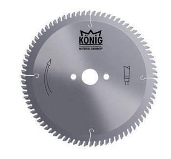KÖNİG AHS 100 -01 /100 3,0 30 /18 Diş /Bileme Açıları : 10 15 15 Ahşap ve Sunta Testeresi