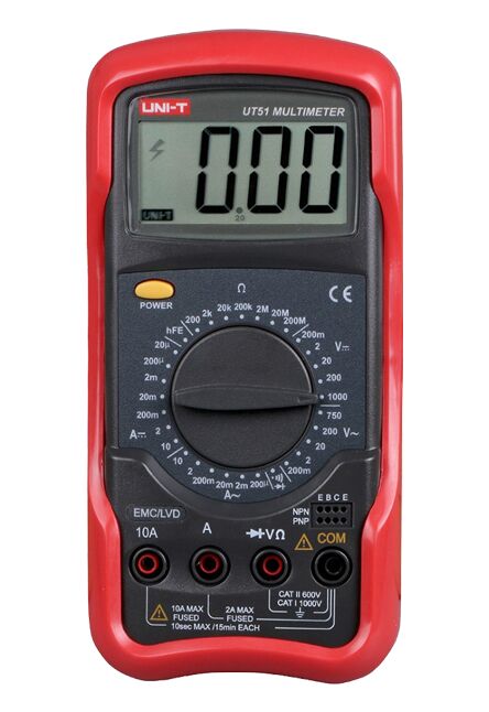 Uni-t UT51 - Dijital Multimetre - Hassas Ölçüm Cihazı