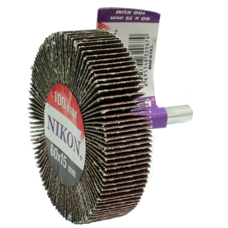 Nikon N32023 - Saplı Fırfır Zımpara 40x15 Mm 60 Kum - Metal Temizleme