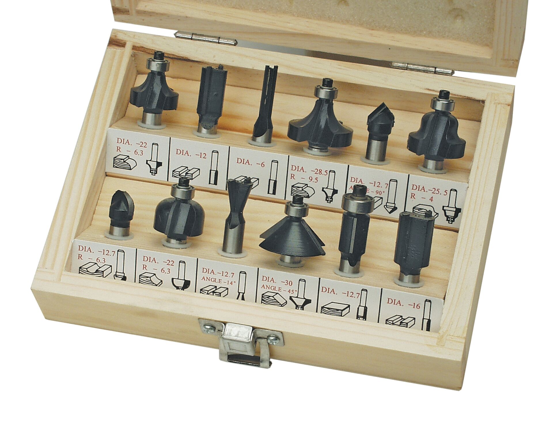 Mannesmann 545-012 Freze Uç Seti, 12 Parça