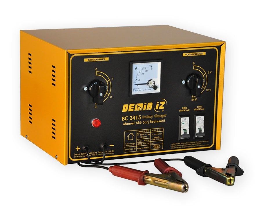 DEMİRİZ BC 2415 MANUEL AKÜ ŞARJ CİHAZI