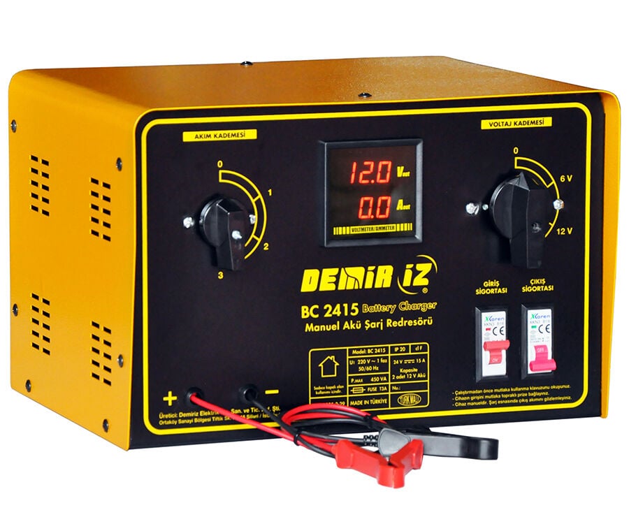 Demiriz BC 2415 Manuel Akü Şarj Cihazı