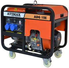 ATIMAX ADG12E 10,0 KVA, MONOFAZE, DİZEL KAPALI KASA, MARŞLI, JENERATÖR